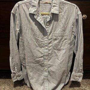 Light Blue Pinstripe Button Down Shirt